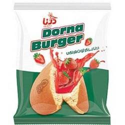 درنا برگر توت فرنگی 40 گرم